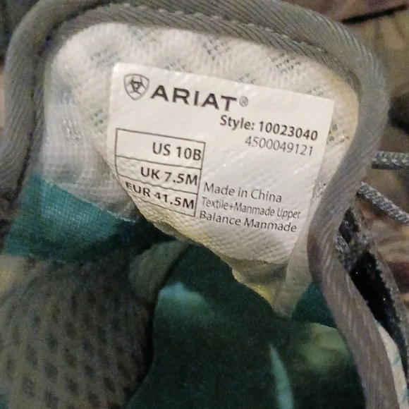 Ariat 10 green - Picture 5 of 16